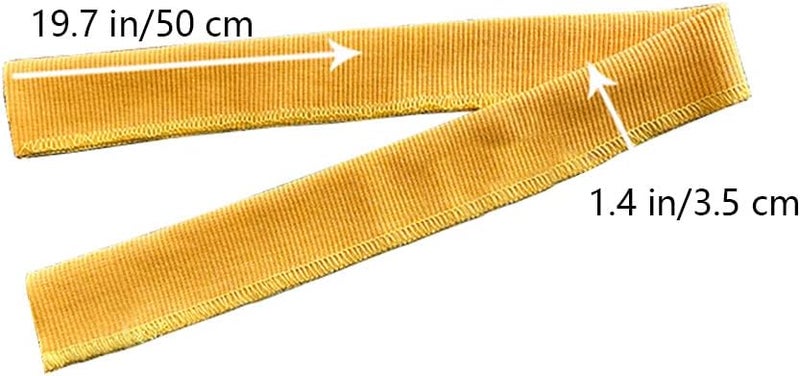 GNSN Cotton Stretch Rib Knit Collar Trim Fabric for Sweatshirt DIY Sewing (Green 30#,2 Strips) - Image 3